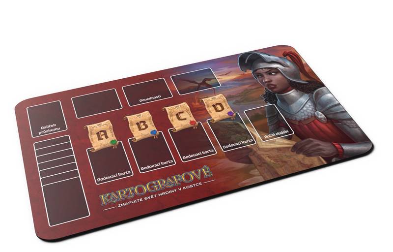 Kartografové: Hrdinové: Neoprenová herní podložka