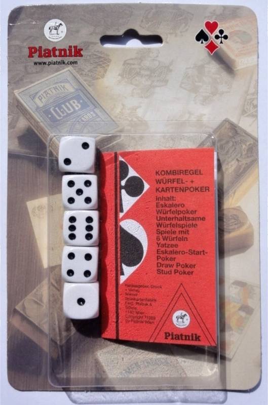 hrací kostky 16mm 5 ks