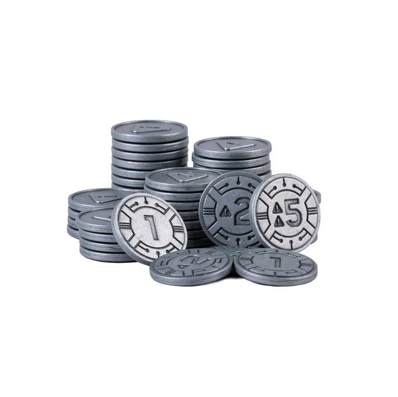 Moonrollers Metal Hazard Tokens