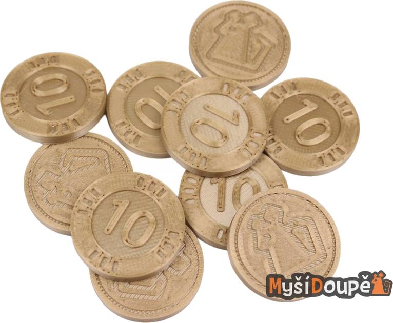 Univerzální herní mince - hodnota 10