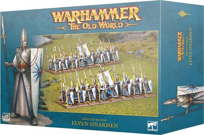 Warhammer The Old World - High Elf Realms: Elven Spearmen