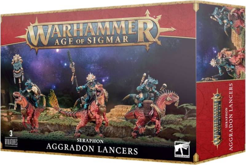 Warhammer Age of Sigmar - Seraphon - Aggradon Lancers