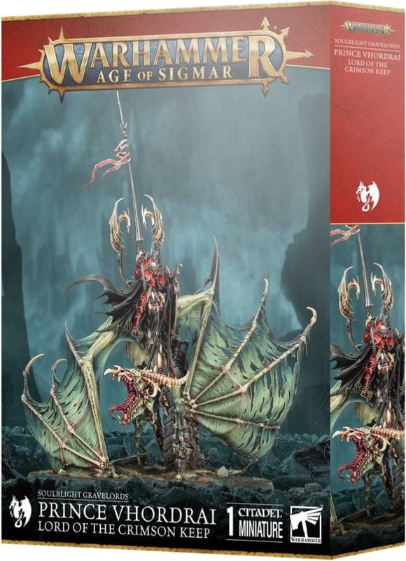 Warhammer Age of Sigmar - Soulblight Gravelords - Prince Vhordrai/Revenant Draconith