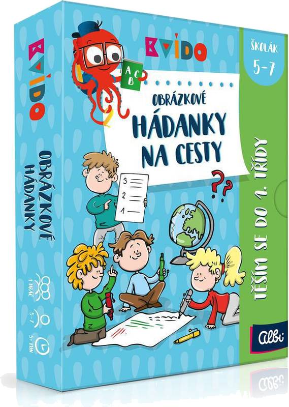 Kvído - Obrázkové hádanky, více druhů