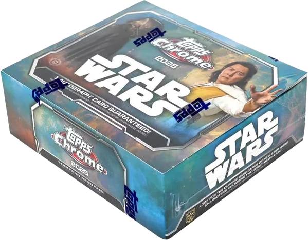 Sběratelské karty Topps 2025 Star Wars Chrome Hobby Box