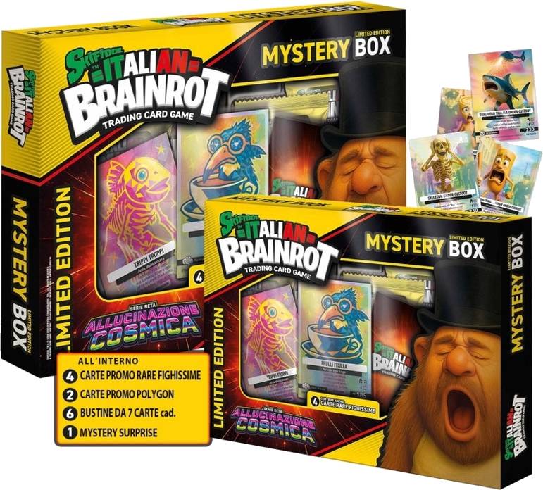 (Italská verze) BRAINROT mystery BOX serie Allucinazione Cosmica