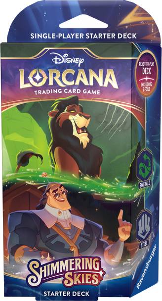 Disney Lorcana TCG: Shimmering Skies - Starter Deck Emerald / Steel