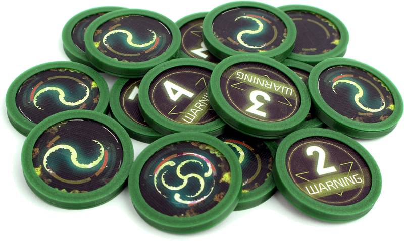 Nemesis Lockdown - Kryty na žetony Chytridů Kryty / Shield