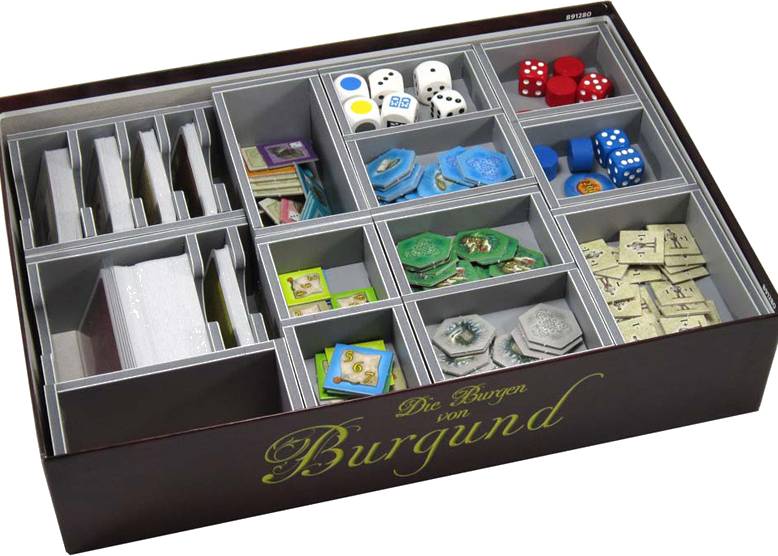 Foamcore pořadač pro Castles of Burgundy