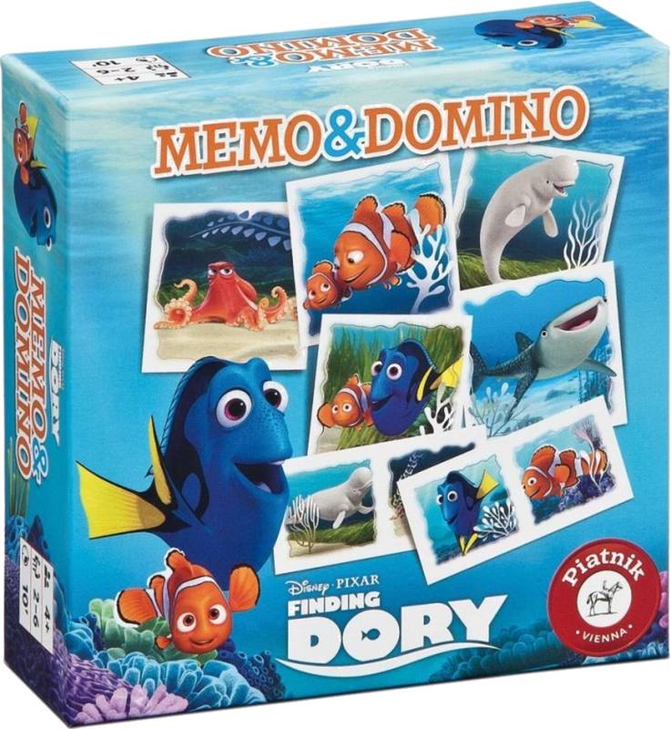 pexeso a domino hledá se dory