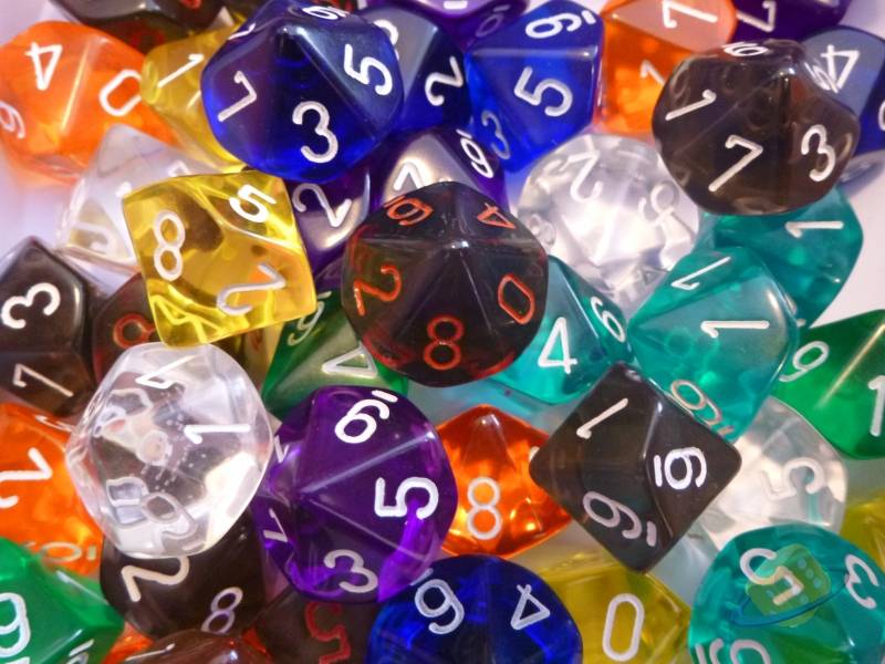 Kostka průhledná D10 - 29610