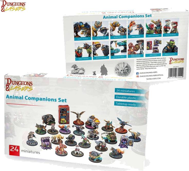 Dungeons & Lasers: Animal Companions Miniature Pack
