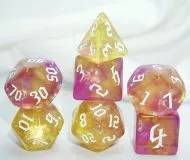 Dice Set Galaxy: Citrin Rose (7)