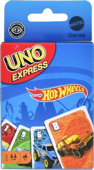 UNO EXPRESS karty Hot Wheels