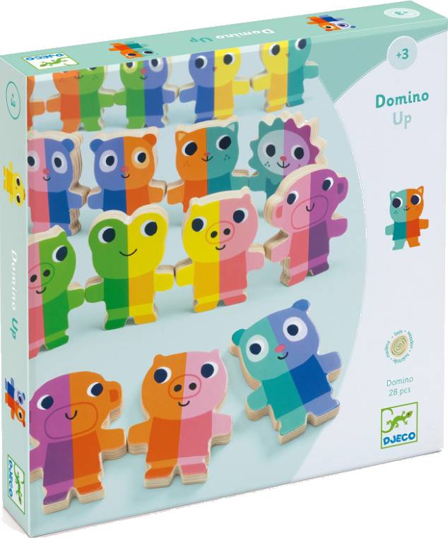 Dřevěné 3D domino