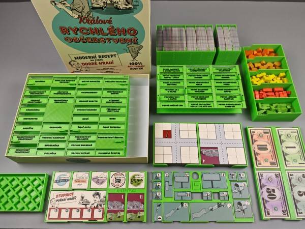 Králové rychlého občerstvení - Insert (černý, 0081) NENÍ HRA! Insert pro hru Králové rychlého občerstvení