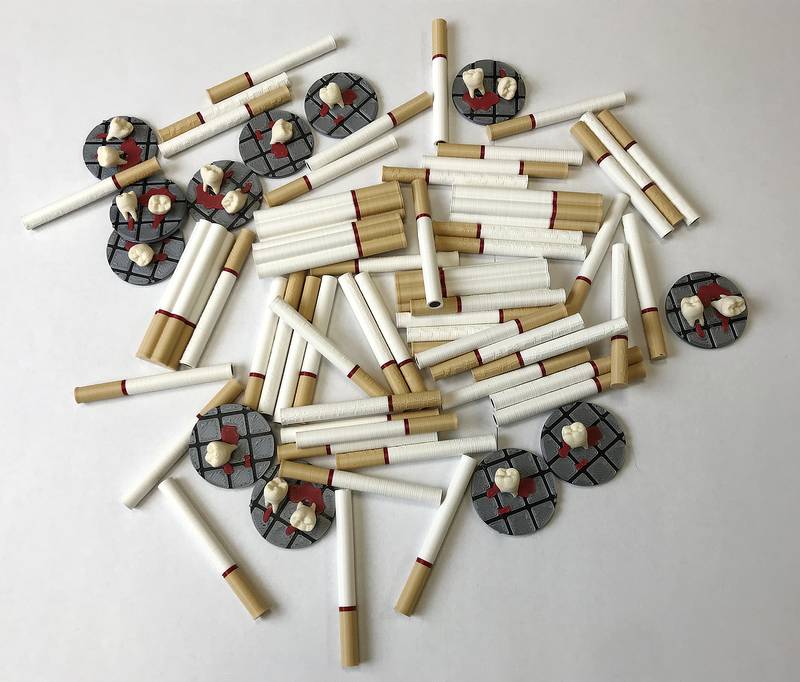 Útěk z vězení - žetony cigár a nakládačky