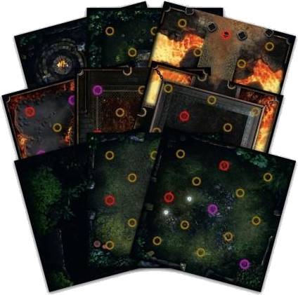 Ltd. Dark Souls: The Board Game - Darkroot Basin and Iron Keep Tile Set