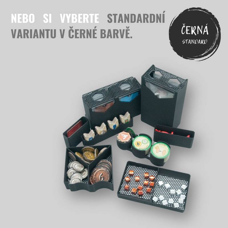 7 Divů světa: Duel - INSERT do hry (79292) Barva: Černá NENÍ HRA! Insert: 7 Wonders Duel