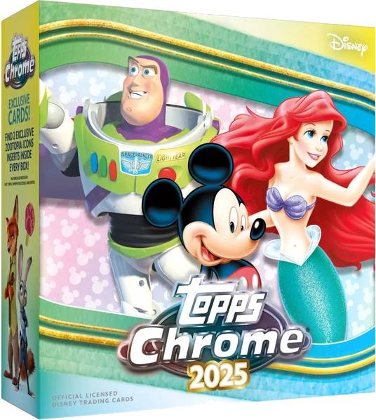 Sběratelské karty 2025 Topps Chrome Disney - Mega Box