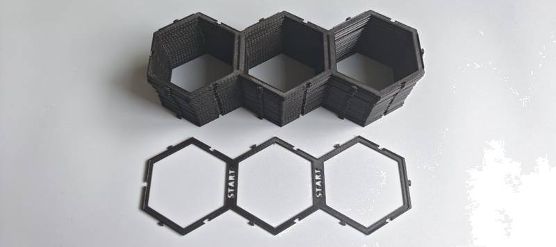 Karak II mřížka "bundle" 24+1ks - černá barva (0017) NENÍ HRA!