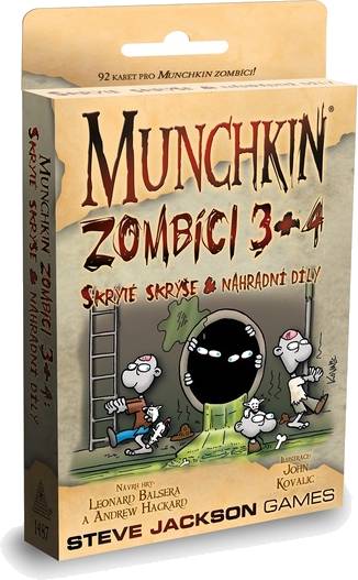 Munchkin Zombíci 3+4 - Skryté skrýše & Náhradní díly