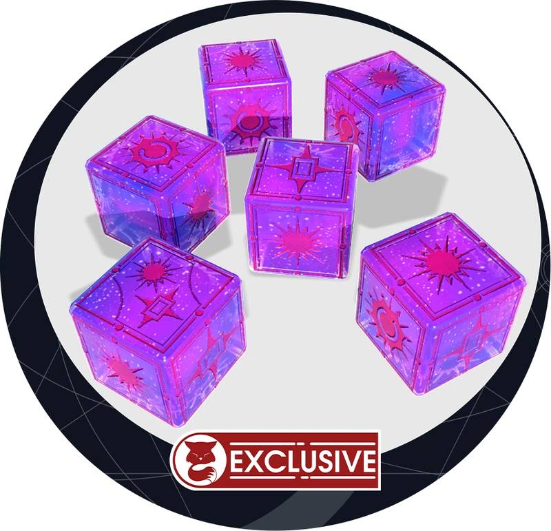 Last Light Sada třpytivých kostek "Nebula" Pouze pro majitele první edice