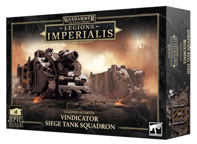 Warhammer The Horus Heresy - Legions Imperialis: Vindicator Siege Tank Squadron - Epic Scale