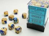 Dice Set Gemini Blue-Gold/White 12mm d6 (36x)