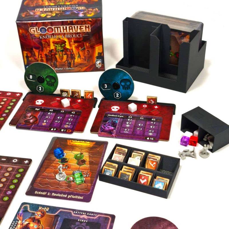 Insert: Gloomhaven Knoflíci a brouci (INS127) NENÍ HRA! Insert: Gloomhaven Knoflíci a brouci