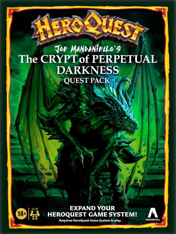 HeroQuest Game System - The Crypt of Perpetual Darkness Quest Pack