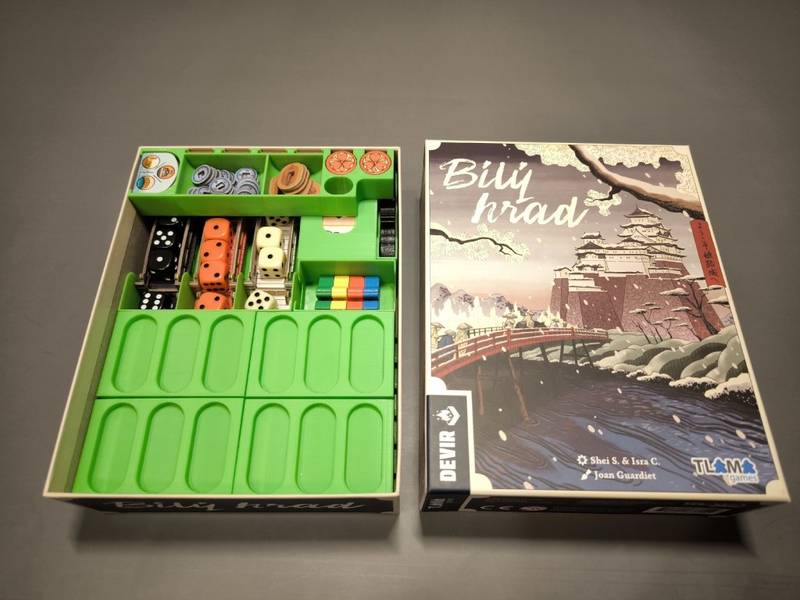 Bílý hrad - Insert (černý, 0043) NENÍ HRA! Insert: The White Castle