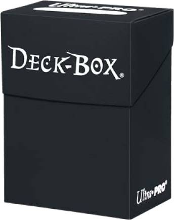 Solid deck box - černá