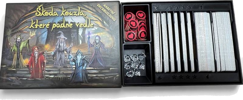 Škoda kouzla, které padne vedle - insert pro hru Barva: Černá