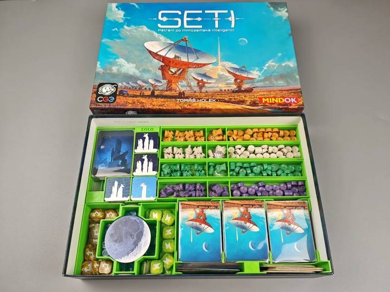 Insert: SETI: Pátrání po mimozemské inteligenci (černý, 0072) NENÍ HRA! - Insert: SETI: Search for Extraterrestrial Intelligence