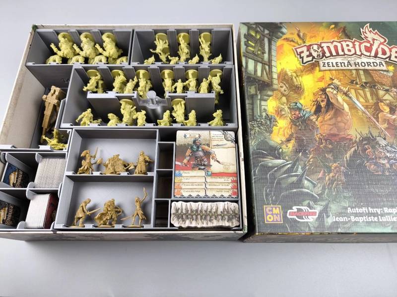 Insert: Zombicide Zelená horda (černý, 0064) NENÍ HRA! Insert: Zombicide: Green Horde