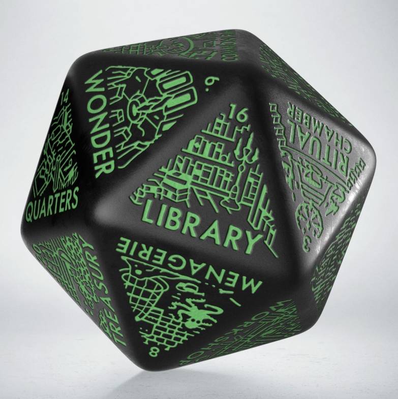Dungeon Generator Die: Black&Green