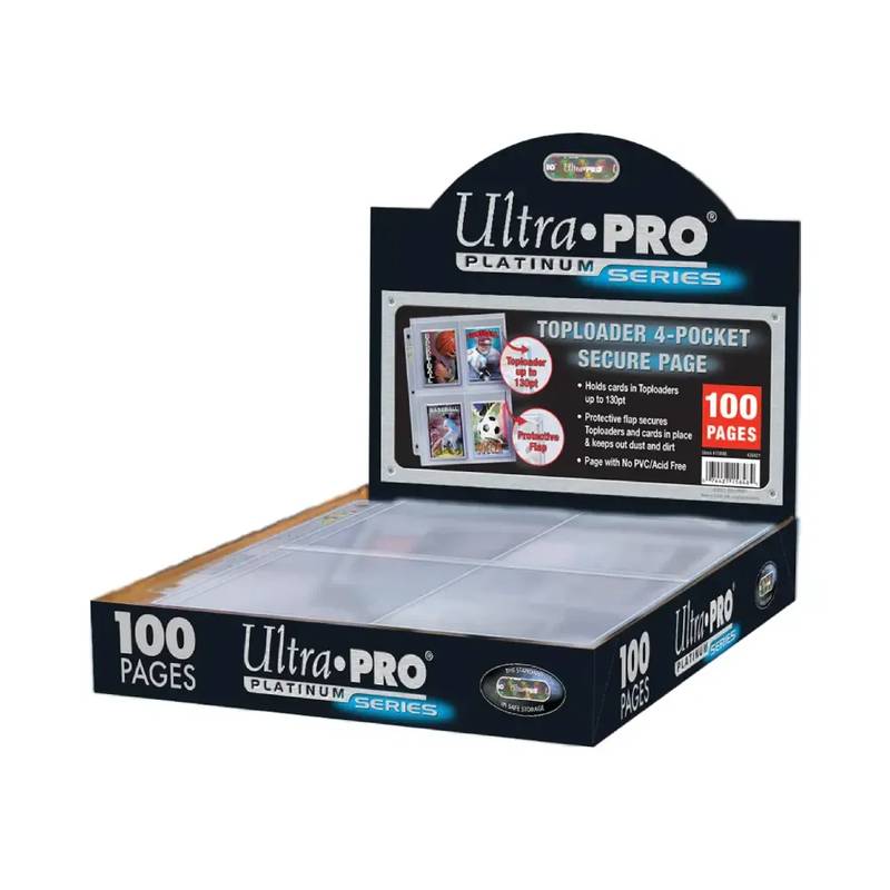 Ultra PRO Platinum stránky na Toploadery - 100ks