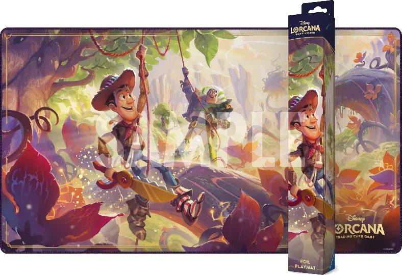 Lorcana: Wilds Unknown – "Woody and Buzz" foilový playmat