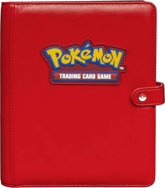 Pokémon Premium Snap Binder 4 Pocket - Red