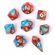 RPG Dice Set Bard's Cloak (8)