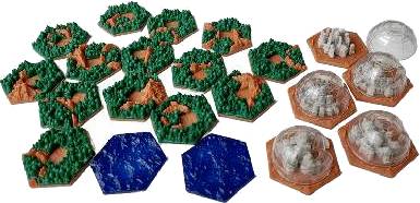 Mars: Teraformace - Big Box 3D dílky Amazonis