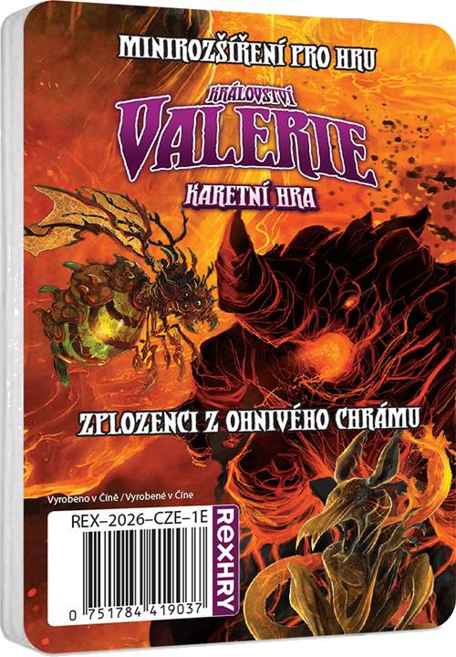 Království Valerie: Karetní hra - Zplozenci z Ohnivého chrámu