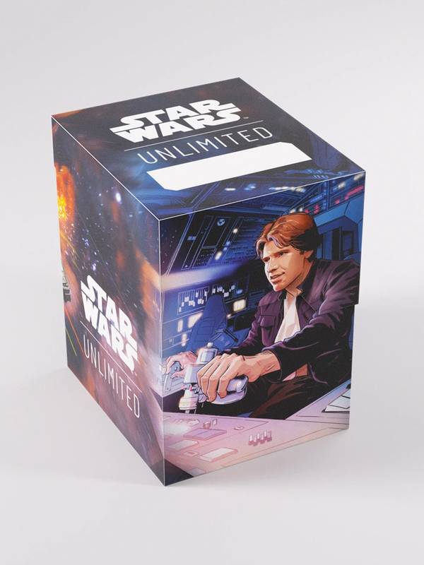 Krabička na karty Gamegenic - Star Wars: Unlimited Soft Crate Han Solo Millenium Falcon