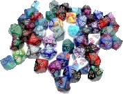 Desetistěnná kostka (K10%) - Gemini