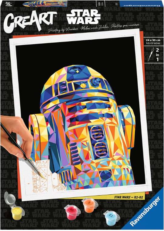 Malování podle čísel - CreArt - Star Wars - R2D2 24 x 30 cm