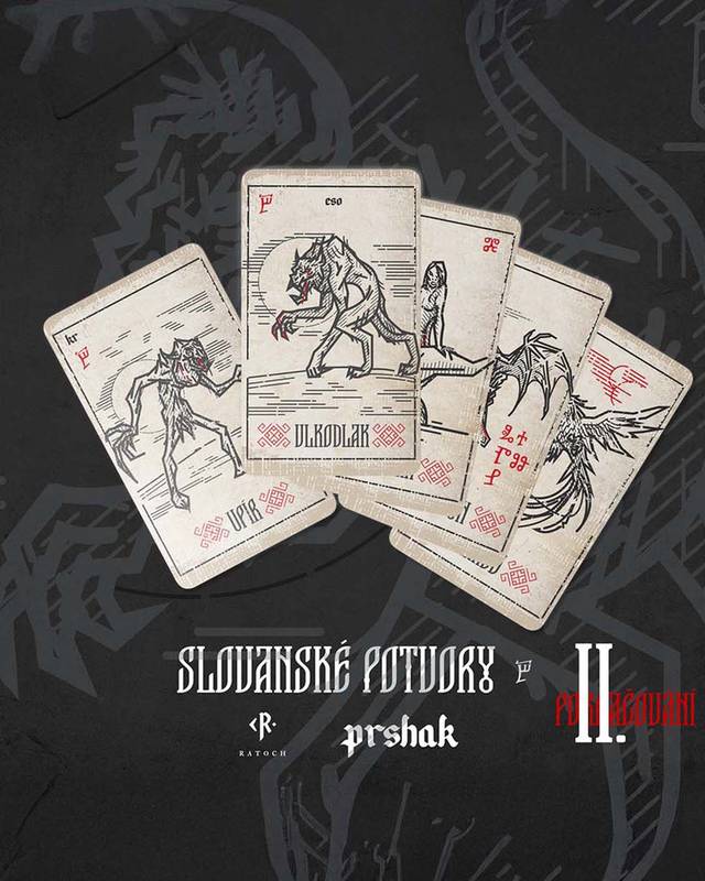 Slovanské potvory 2 - karty, rozšíření pro Prshak