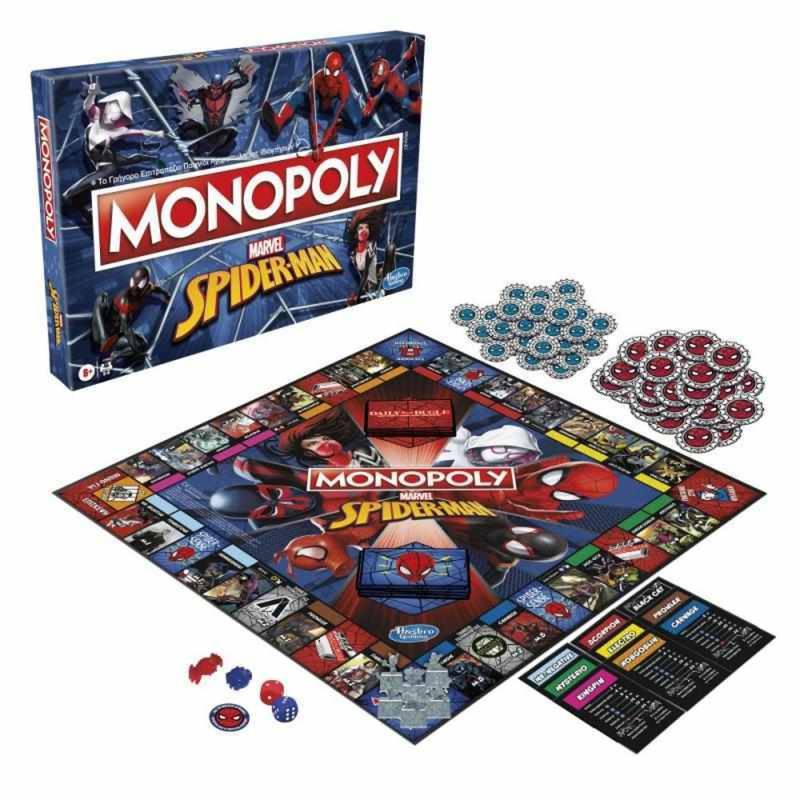 Monopoly spiderman, hasbro f3968