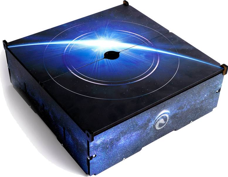 Dřevěný pořadač na karty Space Journey (e-Raptor)