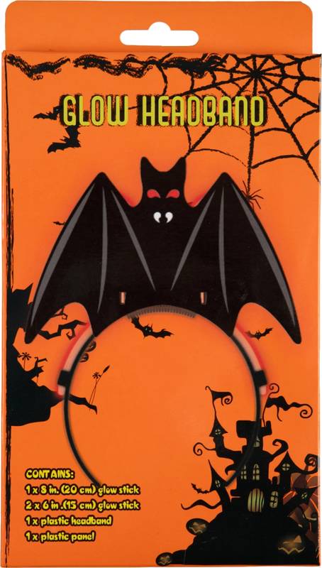 Svítící čelenka Netopýr